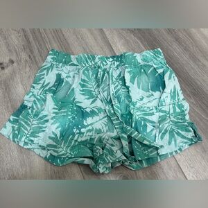 Tropical Green Women's PJ Shorts